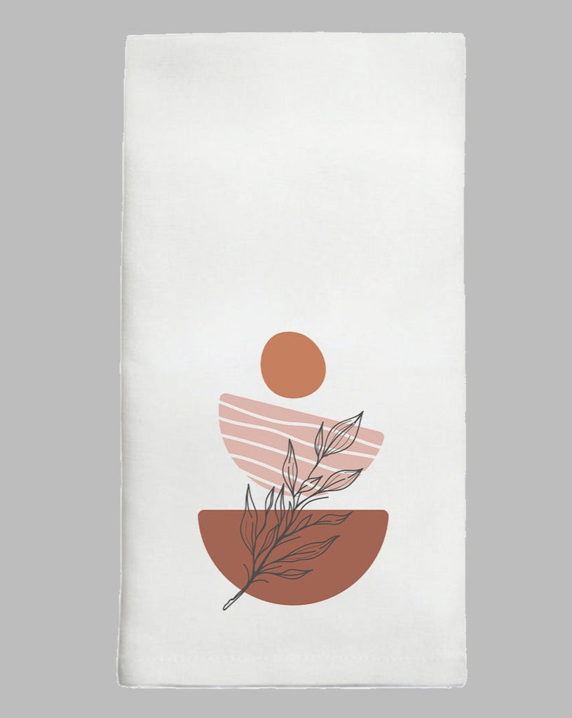 Botanical Shapes Tea Towel | Bohemian Mama - Home & Gifts