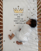 Crown Crib Sheet | Coveted Things - Luxury Crib Sheets