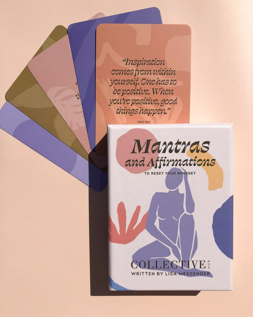 Reset Your Mindset Mantras & Affirmations Box Card Set Cards Collective Hub 