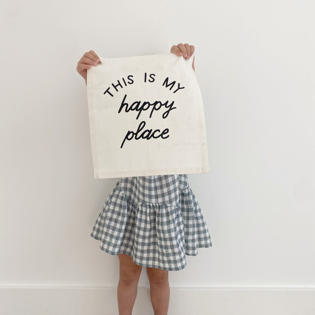 happy place banner Wall Hanging Imani Collective 