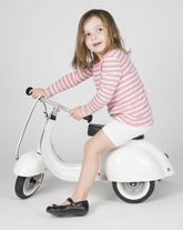 PRIMO Ride On Kids Toy Special (White) | Ambosstoys Kids Scooter