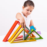 Wooden Stacking Triangles by Bigjigs Toys US Bigjigs Toys US 