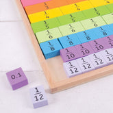 Fractions Tray by Bigjigs Toys US Bigjigs Toys US 