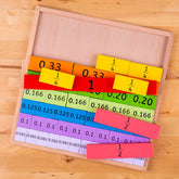 Fractions Tray by Bigjigs Toys US Bigjigs Toys US 
