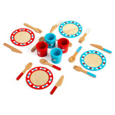 Dinner Service (20 Pieces) by Bigjigs Toys US Bigjigs Toys US 