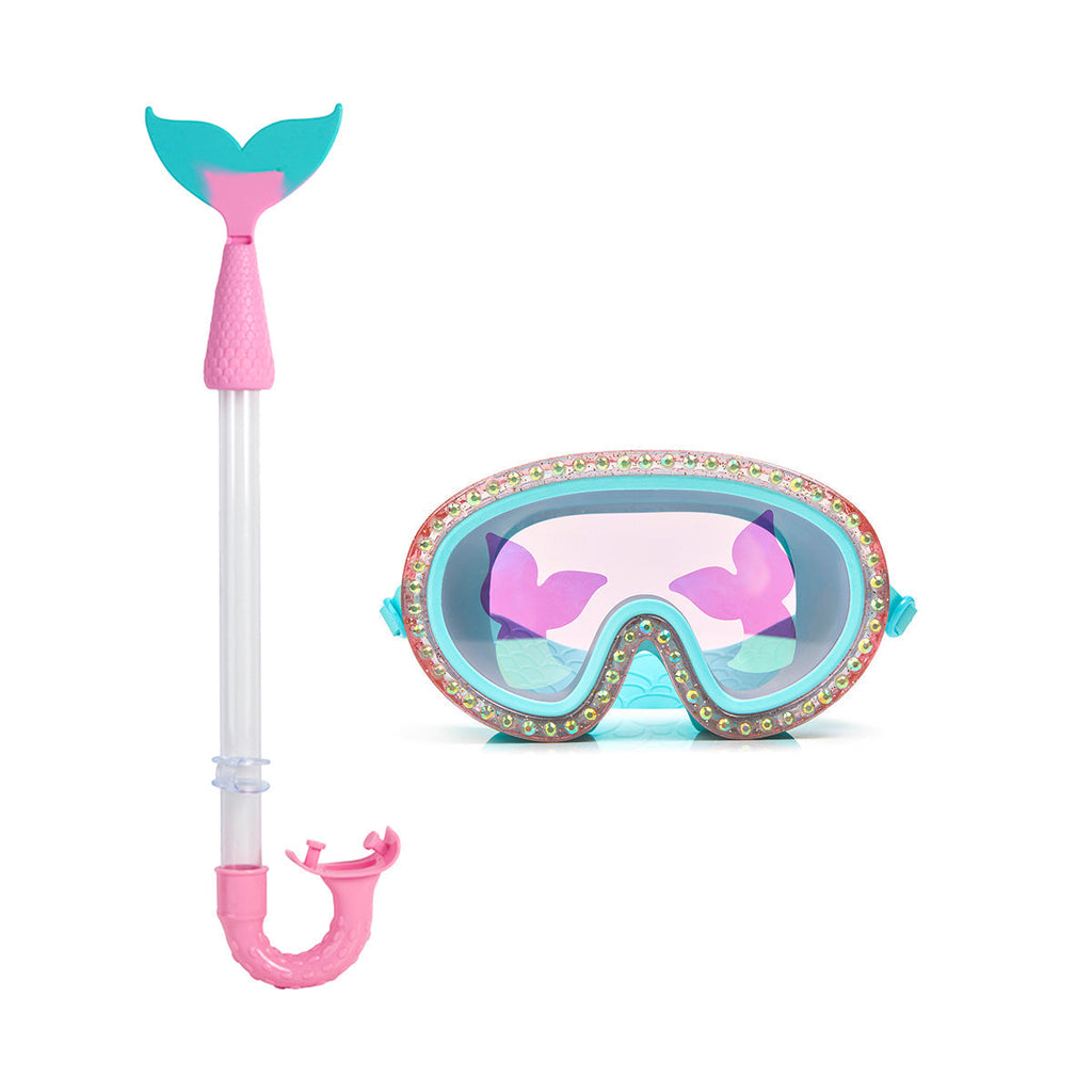 Miss Mermaid Swim Mask & Snorkel Starter Set by Bling2o Diving & Snorkeling Masks Bling2o 6+ up Pink 