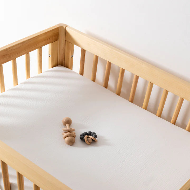 All-Stages Midi Crib Sheet | White Crib Sheets Babyletto 