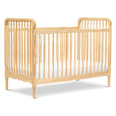 Liberty 3-in-1 Convertible Spindle Crib with Toddler Bed Conversion Kit | Natural Babyletto 