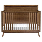Babyletto | Palma 4-in-1 Convertible Crib with Toddler Bed Conversion Kit | Natural Walnut