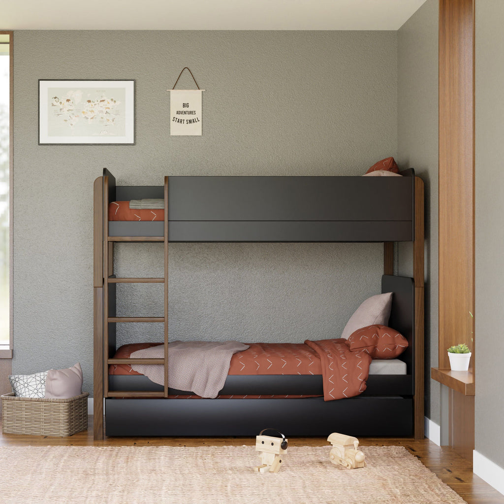 Babyletto | TipToe Bunk Bed | Black / Washed Natural