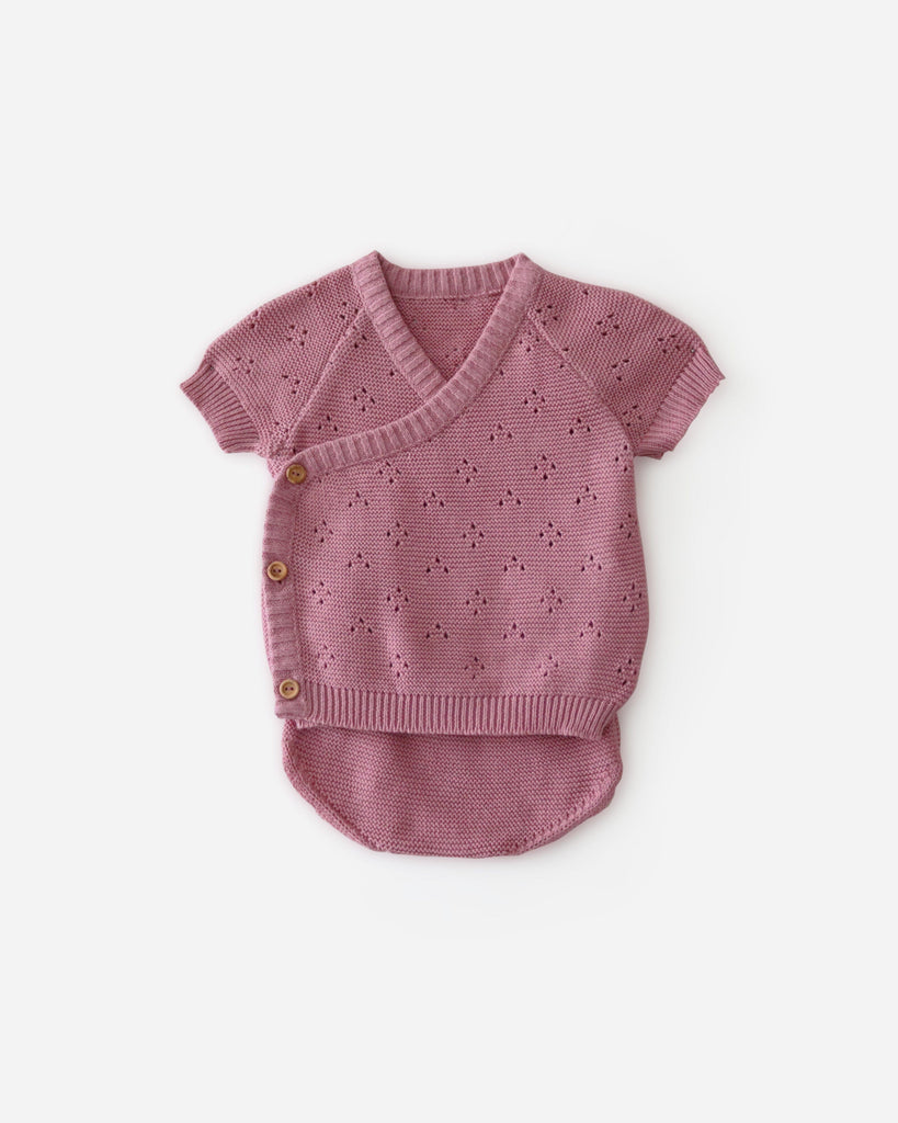 Berry Knit Set ~ Rose by Grey Elephant Grey Elephant 