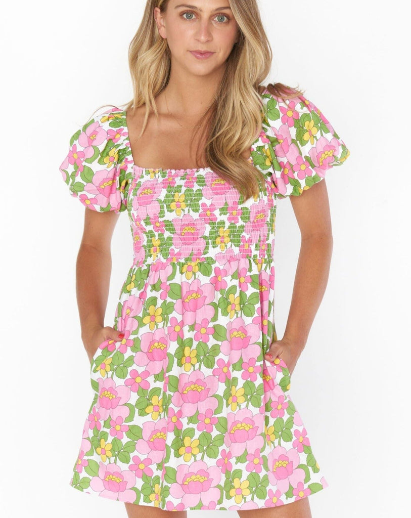 Bixby Mini Dress | Fresh Floral | Show Me Your Mumu - Women's Clothing