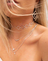 Blair Chain Charm Necklace - Silver | Luv AJ Women's Jewelry