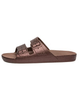 Adult Moses Sandal - Fancy Chocolate Glitter | Freedom Moses - Women's Footwear