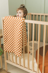 Clay Checker Blanket Blanket Bohemian Mama Home 