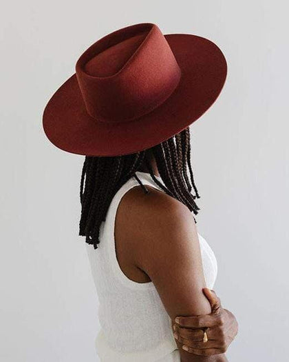 Dakota Triangle Crown - Rusty Red | GIgi Pip - Hats for Women