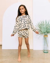 Highwaisted Shorts - Spots Dots | Bohemian Mama - Kid's Clothing