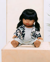 Doll Kimono/Jumpsuit Bundle - Dandy Floral | Bohemian Mama Littles - Doll Clothing