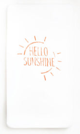 Hello Sunshine Crib Sheet | Coveted Things - Luxury Crib Sheets