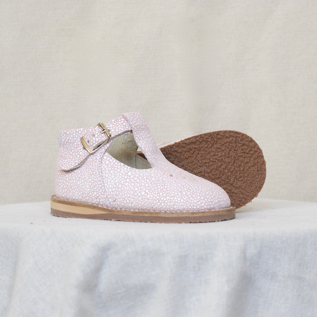 Greta T-Strap | Pink Fawn Baby & Toddler Shoes Zimmerman Shoes 