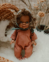 Dollie Bayleaf Bonnet | Bohemian Mama Littles - Doll Clothing