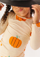 Pumpkin Pajama Set | Orange Pajamas Loocsy 