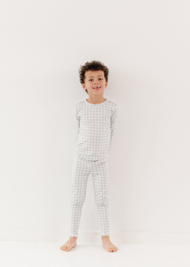 Mint Gingham Pajama Set by Loocsy Loocsy 