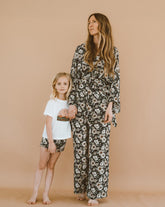 Highwaisted Shorts - Dandy Floral | Bohemian Mama - Kid's Clothing