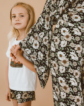 Highwaisted Shorts - Dandy Floral | Bohemian Mama - Kid's Clothing