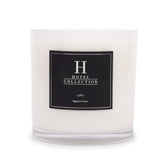 Deluxe Black Velvet Candle | White Candle Hotel Collection White
