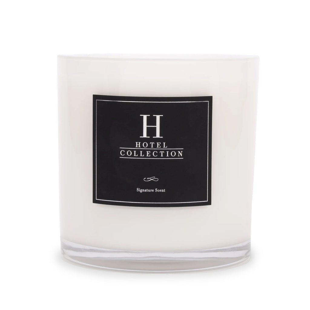 Deluxe Cabana Candle | White Candle Hotel Collection White