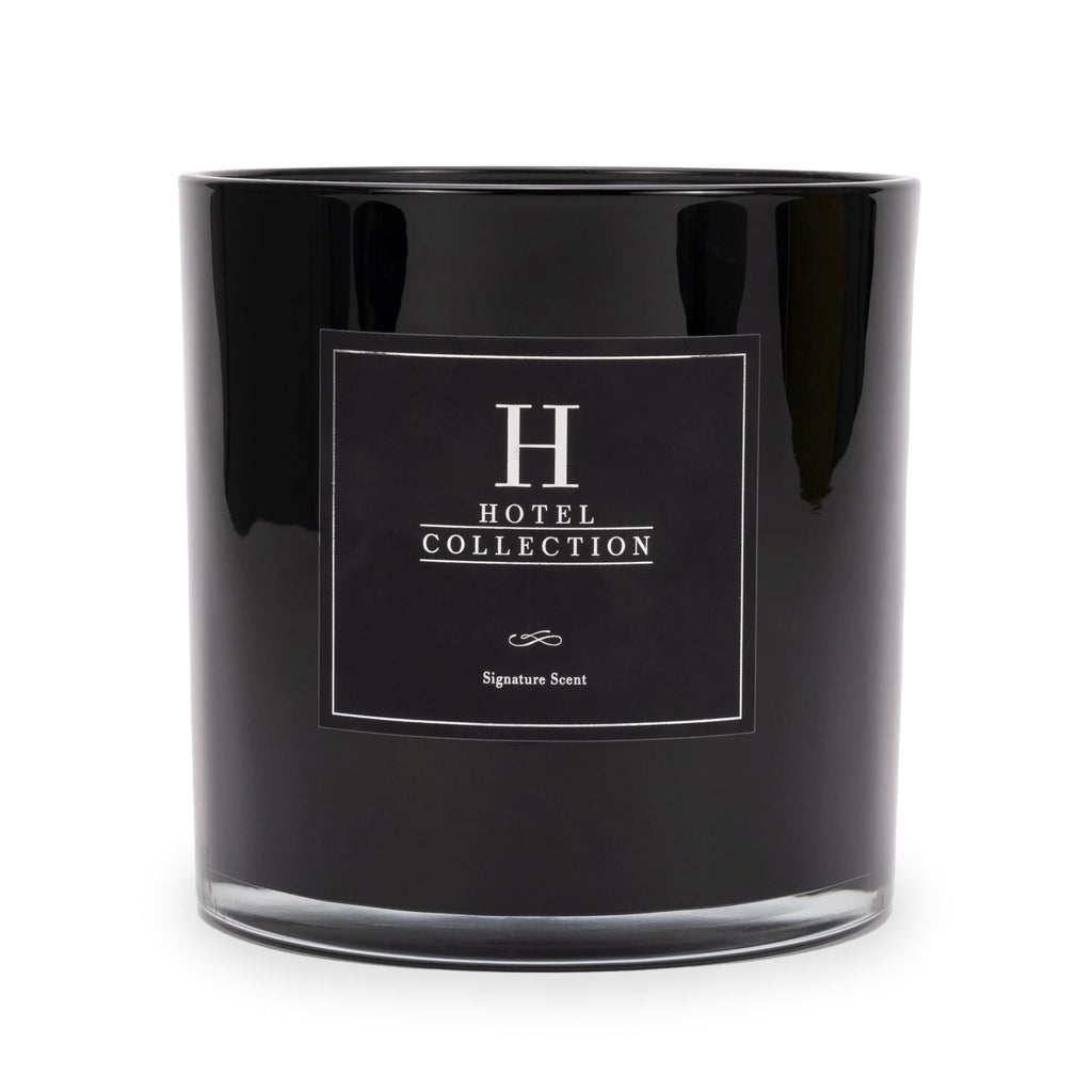 Deluxe Desert Rose Candle | Black Candle Hotel Collection Black