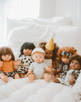 Doll Peasant Top / Short Bundle - Spot Dots | Bohemian Mama Littles - Doll Clothing