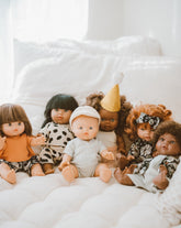 Doll Onesie / Hat Bundle - Green Tint | Bohemian Mama Littles - Doll Clothing
