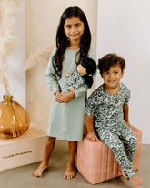 Dollie Top & Pant Sage Spots Bundle | Bohemian Mama Littles - Doll Clothing