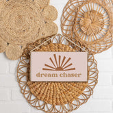Dream Chaser Twine Hanging Sign Bohemian Mama Home 