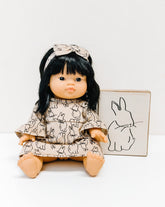 Dollie Dress /. Headband Bundle | Bohemian Mama - Doll Clothing & Accessories - Easter