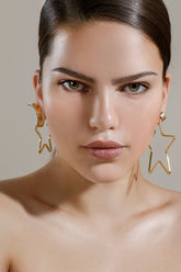 Medium Full Star Earrings by eklexic eklexic 