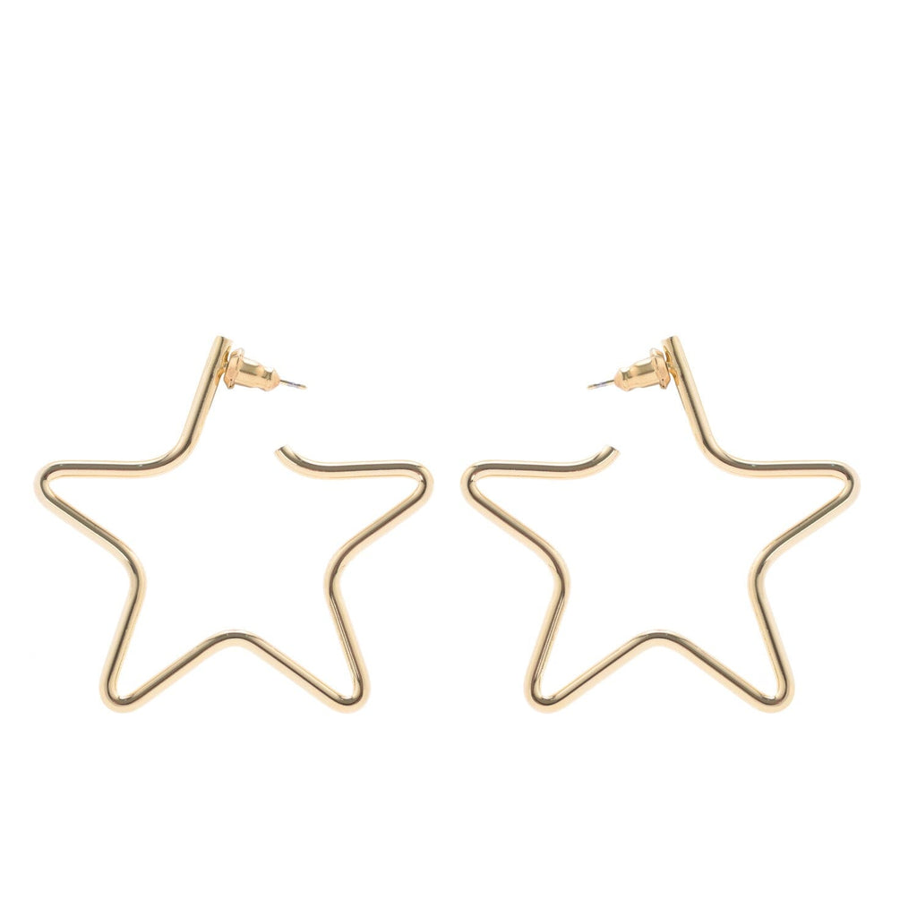 Medium Full Star Earrings by eklexic eklexic GOLD 