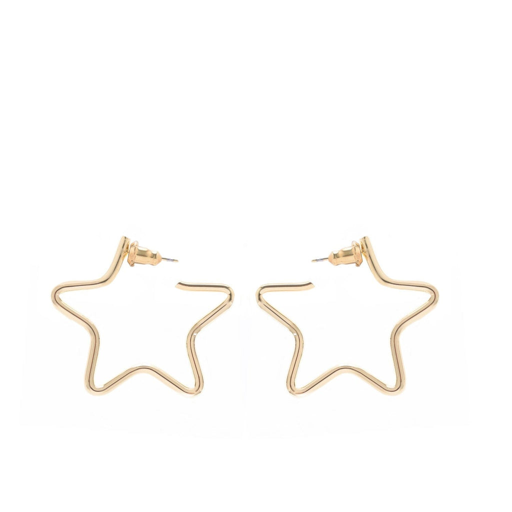 Small Full Star Earrings by eklexic eklexic GOLD 