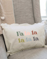 FA LA LA - Multi Lumbar Pillow | Bohemian Mama Holiday Home Decor