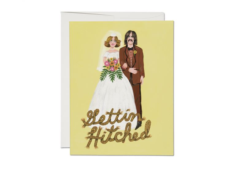 Gettin Hitched Greeting Cards Red Cap Cards 
