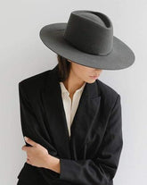 Dakota Triangle Crown -Dark Grey | GIgi Pip - Hats for Women