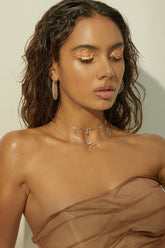 Golden Nugget Shaker Necklace - Silver | Luv AJ Women's Jewelry