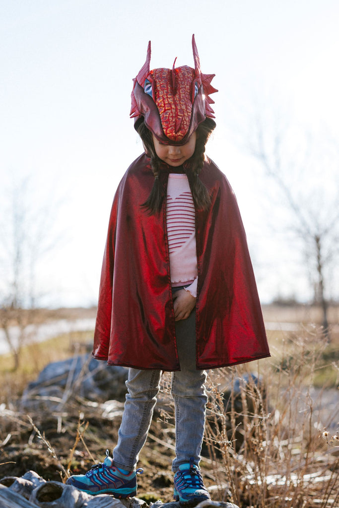Ruby The Metallic Dragon Cape by Great Pretenders USA Great Pretenders USA Size 3-4 
