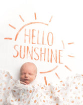 Hello Sunshine Crib Sheet | Coveted Things - Luxury Crib Sheets