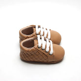 Leather Woven Sneaker | Color 'Rust' | Soft Sole | Consciously Baby - Baby and Toddler Shoes