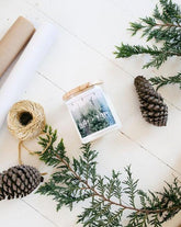Happy + Merry Candle BIG SUR - Fresh Pine | The Commonfolk Collective - Scented Candle