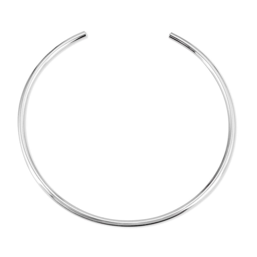 Simple Round Collar by eklexic eklexic RHODIUM 