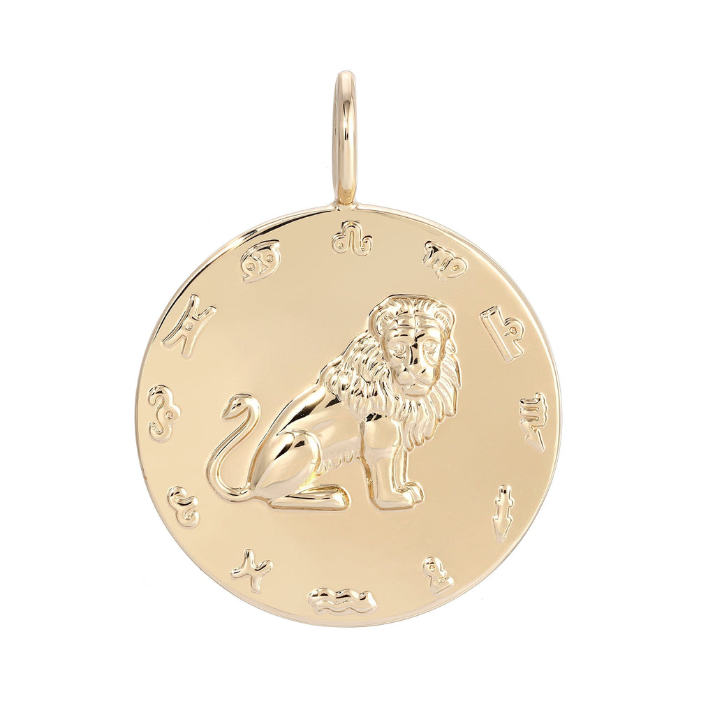 Zodiac Pendant Leo by eklexic eklexic GOLD 
